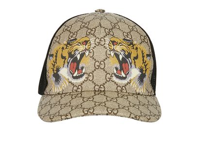 Gucci Tigers Print GG Baseball Cap, front view
